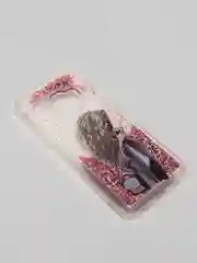 Тёмно-розовый чехол переливашка на SAMSUNG S9