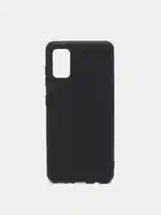 Черный чехол Samsung Galaxy A41, Самсунг Галакси А41 черный, силиконовый