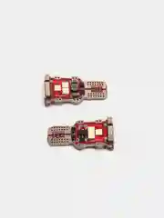 Белый габаритная светодиодная LED лампа для автомобиля W5W, W16W, T15, диоды на задний ход