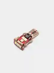 Белый габаритная светодиодная LED лампа для автомобиля W5W, W16W, T15, диоды на задний ход