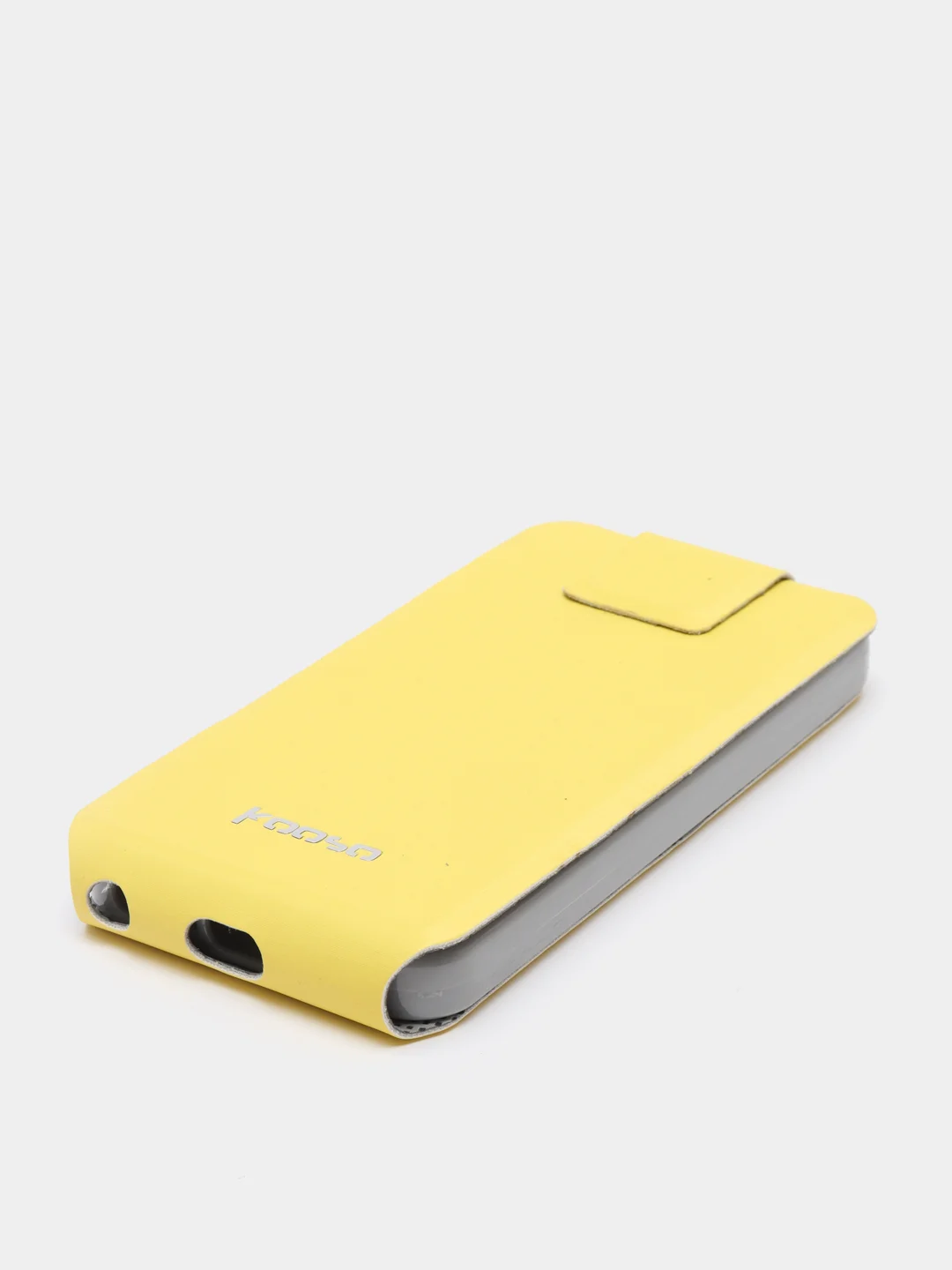 Желтый чехол-книжка для iPhone 5, 5S, SE