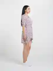 Белый женское платье рубашка
