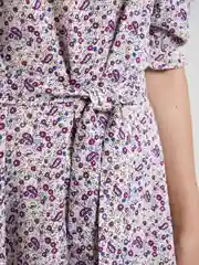 Белый женское платье рубашка