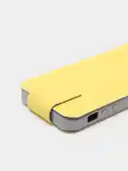 Желтый чехол-книжка для iPhone 5, 5S, SE