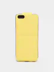 Желтый чехол-книжка для iPhone 5, 5S, SE