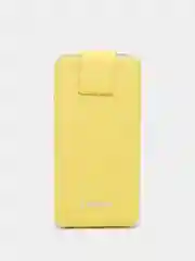 Желтый чехол-книжка для iPhone 5, 5S, SE