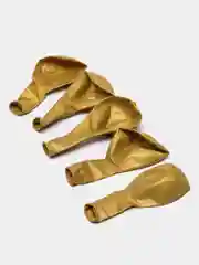 Золотой воздушные шары "Хром"