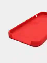 Красный чехол силиконовый на iPhone 12 / 12 Pro