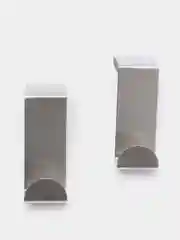 Серый крючок, вешалка на дверь, 2 штуки, накидной крючок