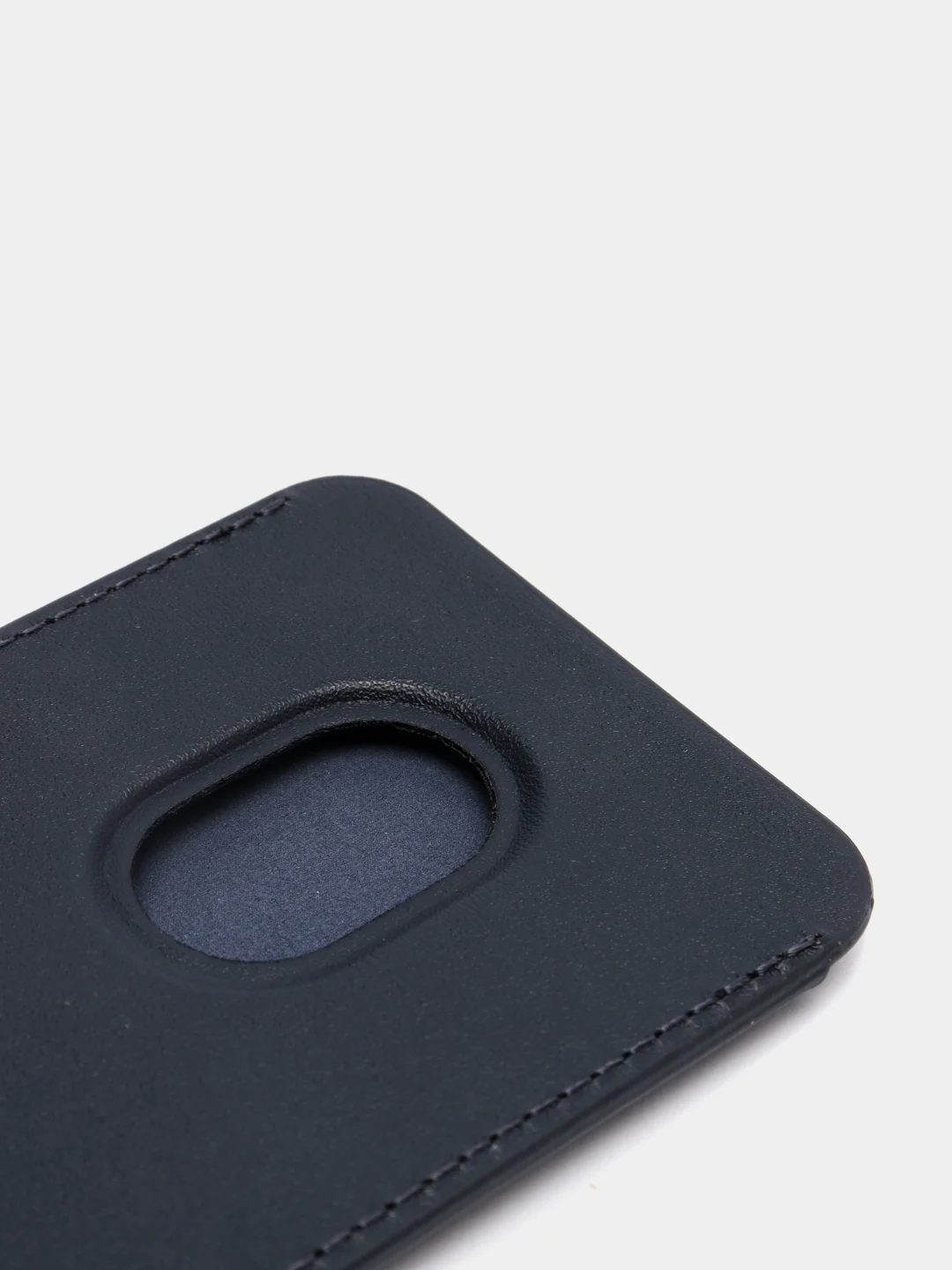 Темно-синий картхолдер на магнитах MagSafe Leather Wallet iPhone