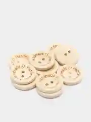 Деревянные пуговицы "Handmade", 10 шт