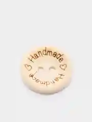 Деревянные пуговицы "Handmade", 10 шт