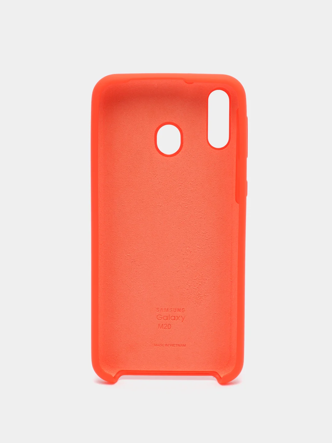 Оранжевый чехол силиконовый Silicone Cover Case для Samsung Galaxy A6S, M20