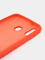 Оранжевый чехол силиконовый Silicone Cover Case для Samsung Galaxy A6S, M20