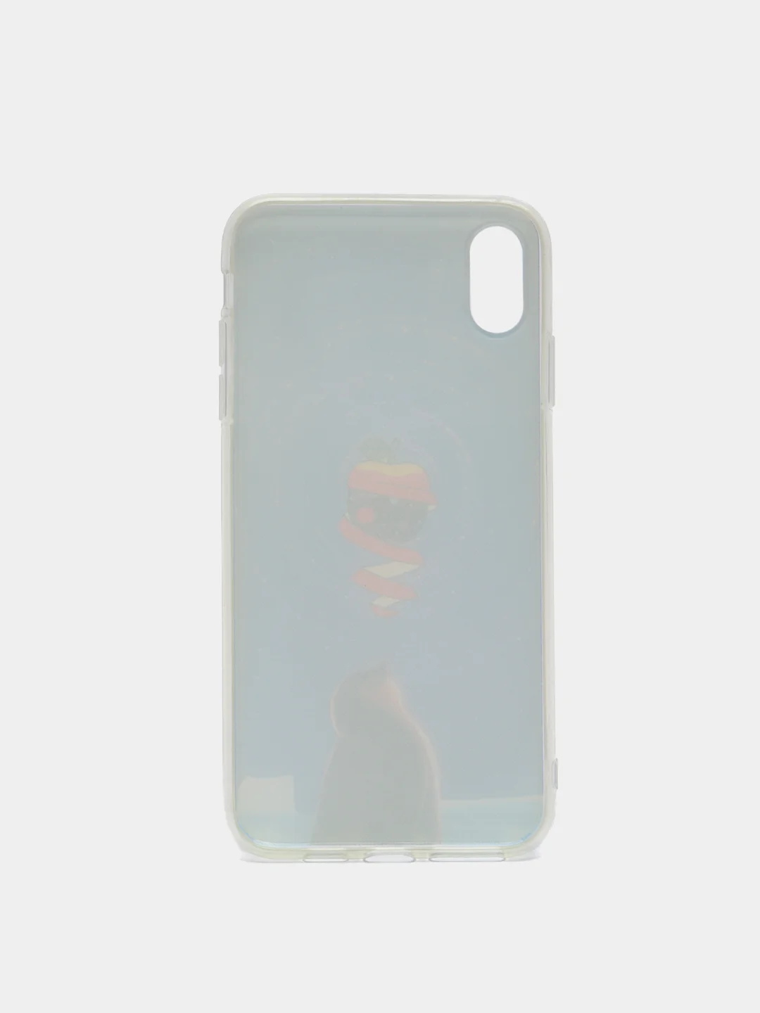 Серебряный чехол силиконовый для iPhone XS MAX, 23 вида