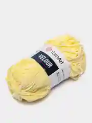 Лимонный пряжа YarnArt Velour, 100% микрополиэстер, 100 г/170 м