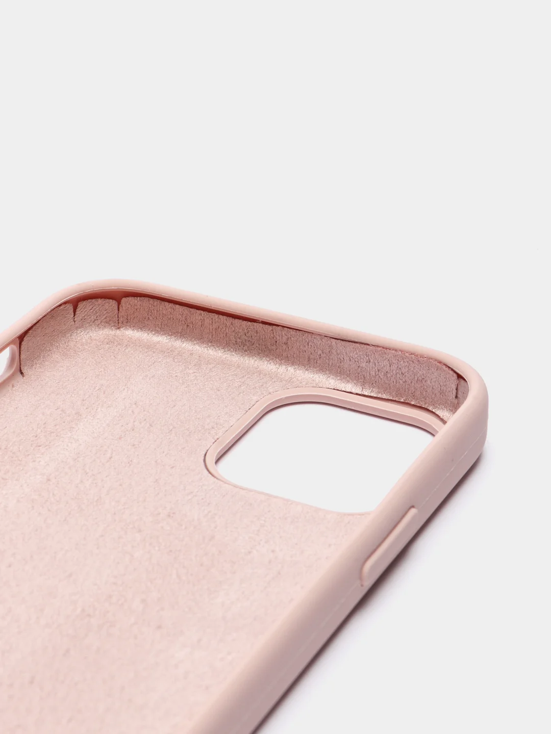 Бежевый чехол силиконовый на iPhone 12 / 12 Pro