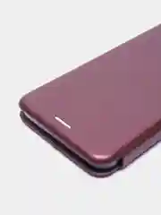Багровый чехол книжка для Samsung A12, A22 / M32, A32, A02, A02S