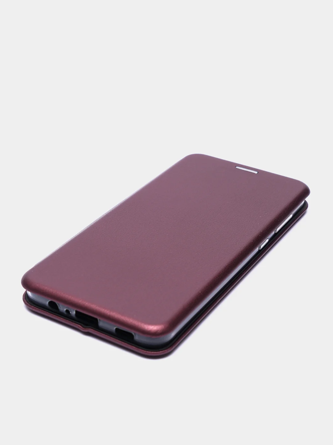 Багровый чехол книжка для Samsung A12, A22 / M32, A32, A02, A02S