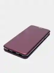 Багровый чехол книжка для Samsung A12, A22 / M32, A32, A02, A02S