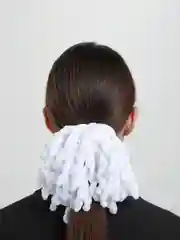 Белый резинка "Лапша"