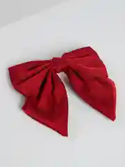 Бордовый заколка бант для волос