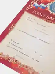 Бордовый благодарность, благодарственное письмо, герб РТ, герб РФ, размер 21*29,7 см