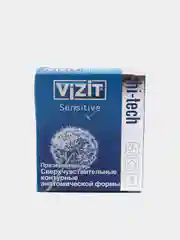 Презервативы VIZIT Hi-tech Sensitive, 3 штуки