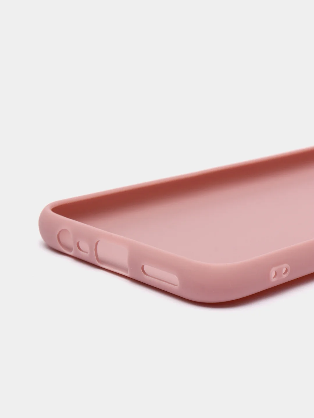 Бежевый чехол для Realme C11 2020 силиконовый матовый однотонный