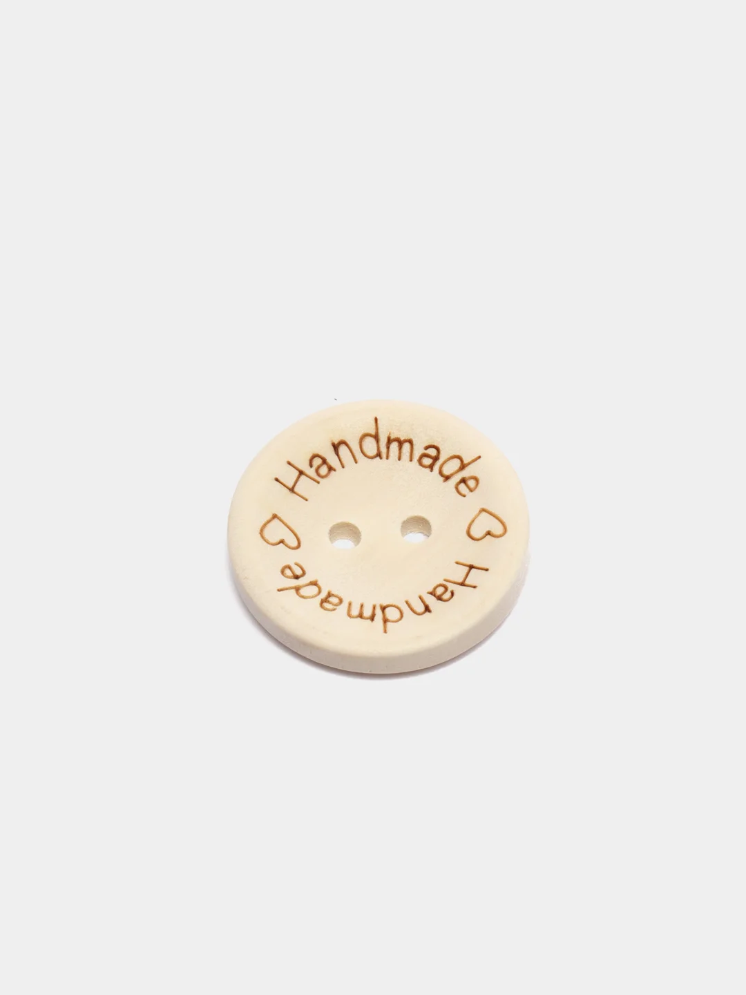 Деревянные пуговицы "Handmade", 10 шт