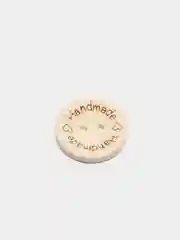 Деревянные пуговицы "Handmade", 10 шт