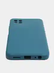 Темно-синий чехол Samsung Galaxy A22s  / A22 5G, Галакси А22с силиконовый, цветной с мягким подкладом