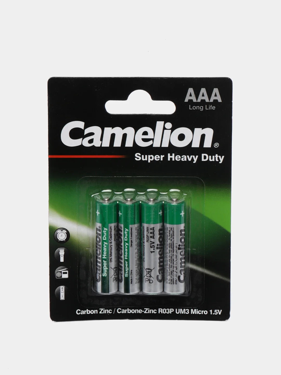 Батарейки Camelion 4 штуки AA, AAA