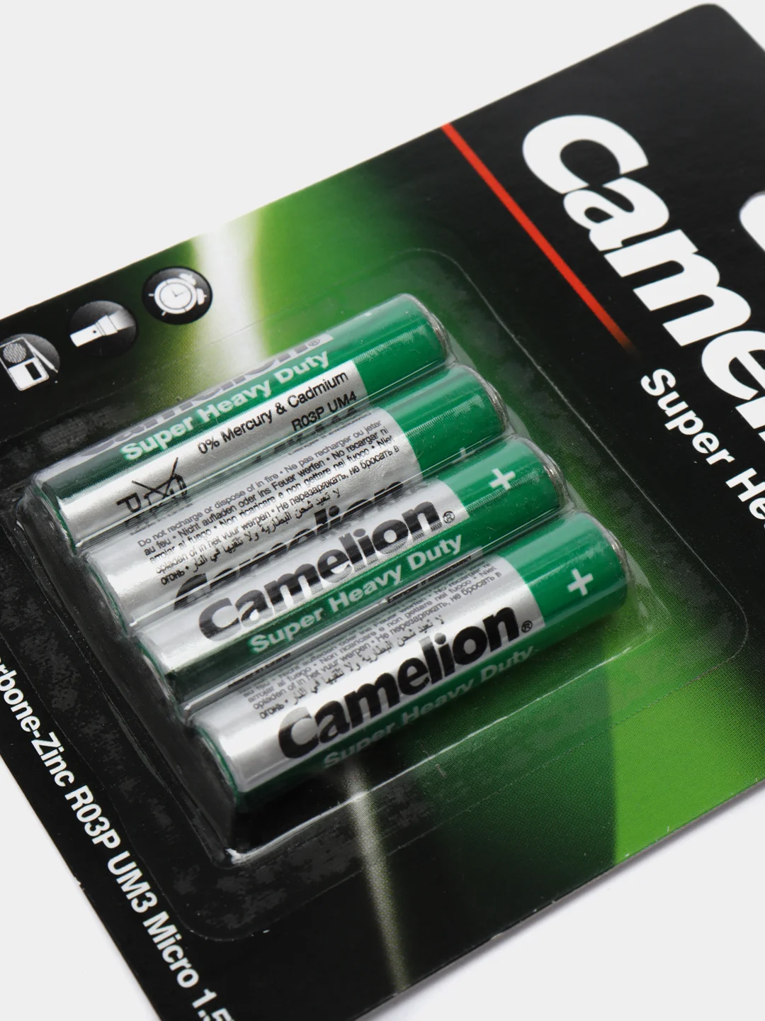 Батарейки Camelion 4 штуки AA, AAA