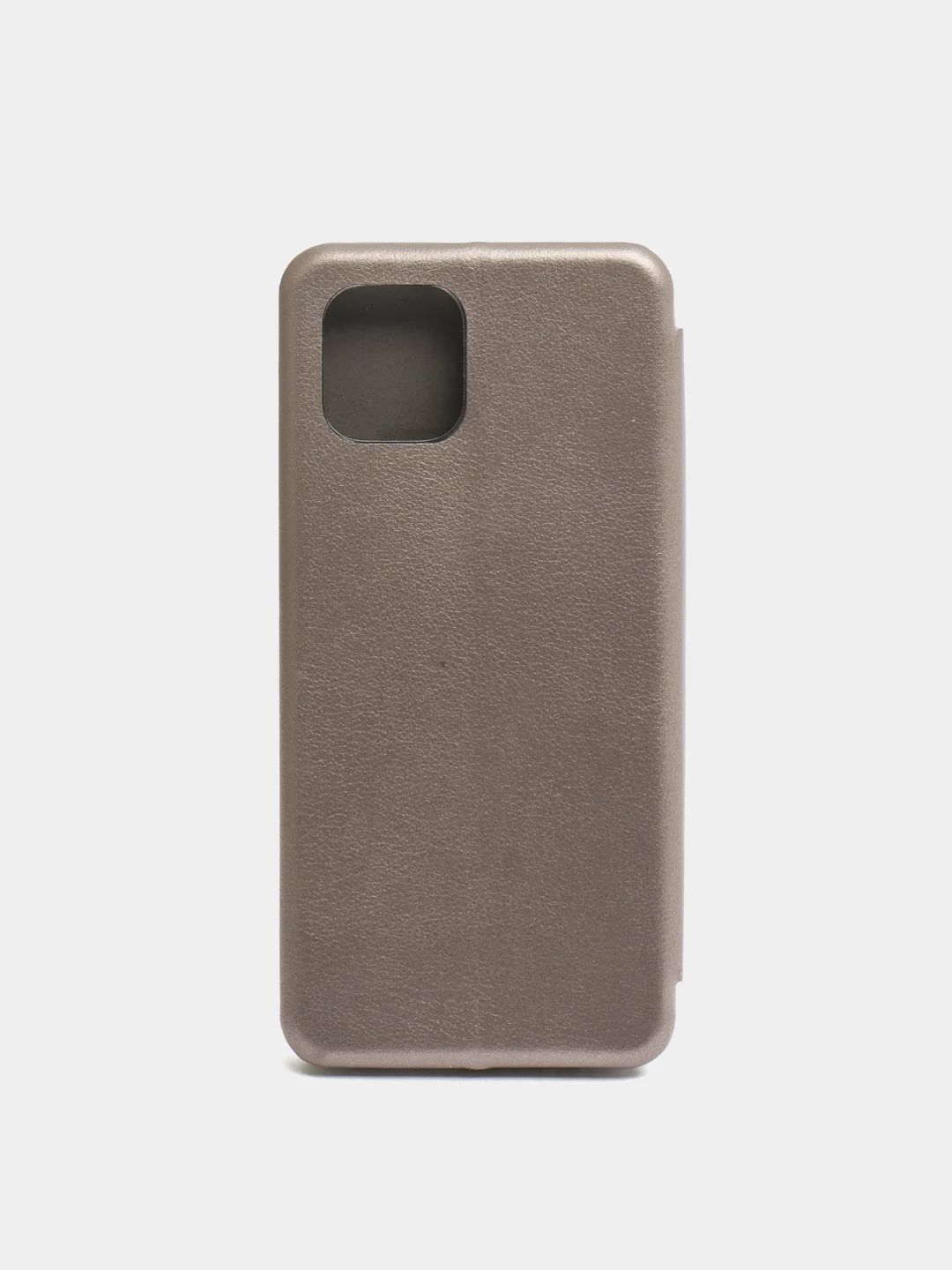 Серебряный чехол-книжка Samsung Galaxy A03, Самсунг Галакси А03