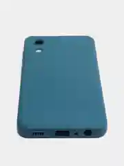 Темно-синий чехол Samsung Galaxy A03 Core, Галакси А03 Кор силиконовый, цветной, с мягким подкладом