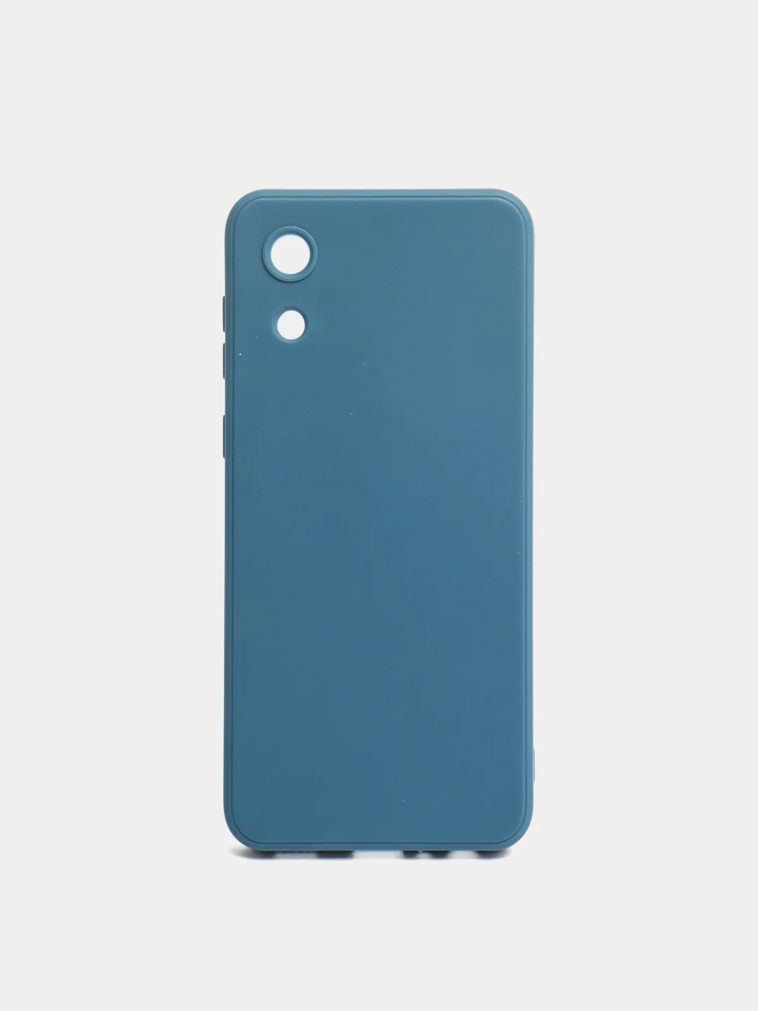Темно-синий чехол Samsung Galaxy A03 Core, Галакси А03 Кор силиконовый, цветной, с мягким подкладом