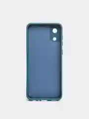 Темно-синий чехол Samsung Galaxy A03 Core, Галакси А03 Кор силиконовый, цветной, с мягким подкладом