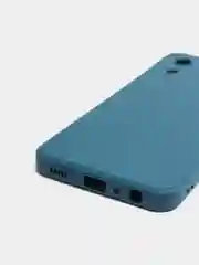 Темно-синий чехол Samsung Galaxy A03 Core, Галакси А03 Кор силиконовый, цветной, с мягким подкладом