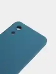 Темно-синий чехол Samsung Galaxy A03 Core, Галакси А03 Кор силиконовый, цветной, с мягким подкладом