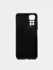 Черный чехол Xiaomi Redmi Note 11 4G, Redmi Note 11S силиконовый, цветной, с мягким подкладом
