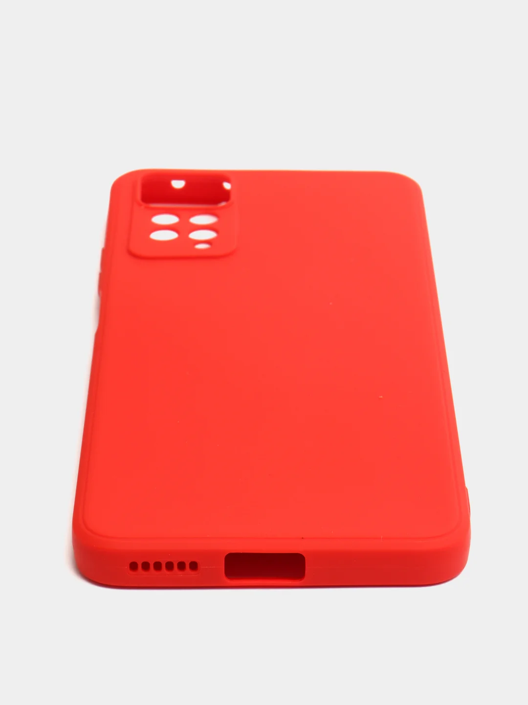 Красный чехол Redmi Note 11 Pro / Note 12 4G Редми Нот 11 Про цветной с мягким подкладом