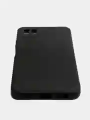 Черный чехол Samsung Galaxy A22s  / A22 5G, Галакси А22с силиконовый, цветной с мягким подкладом