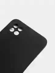 Черный чехол Samsung Galaxy A22s  / A22 5G, Галакси А22с силиконовый, цветной с мягким подкладом
