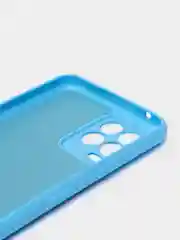 Сиреневый чехол для Realme 8 / 8 Pro c защитой камеры и бархатом внутри