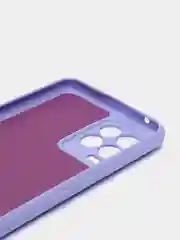 Лавандовый чехол для Realme 8 / 8 Pro c защитой камеры и бархатом внутри