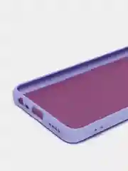 Лавандовый чехол для Realme 8 / 8 Pro c защитой камеры и бархатом внутри