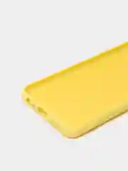 Желтый чехол для Realme 8 / 8 Pro c защитой камеры и бархатом внутри