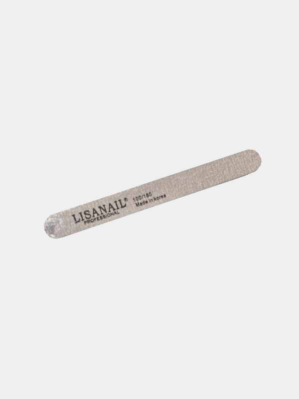 Пилка для ногтей LisaNail, прямая, 100/180