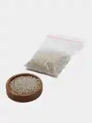 Серебряный бисер для рукоделия